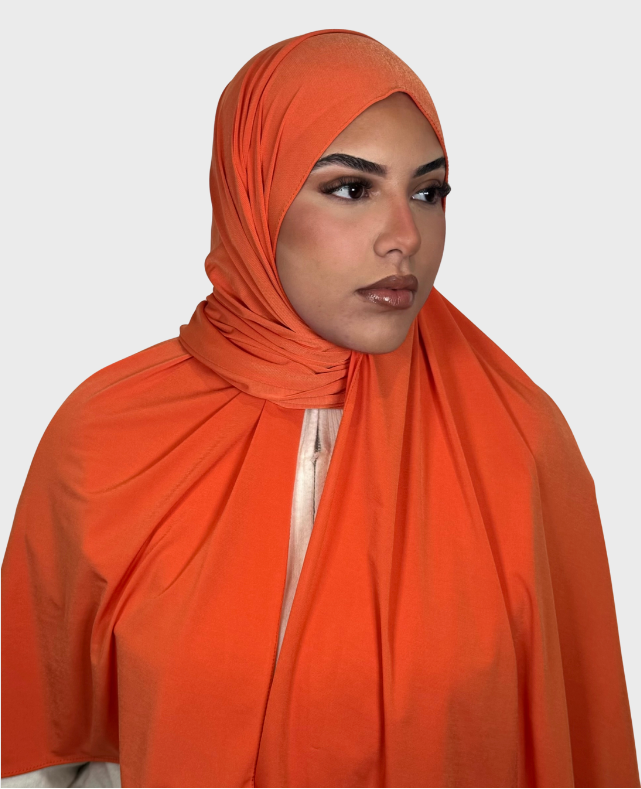 Hijab jersey premium luxe SEDEF - Orange