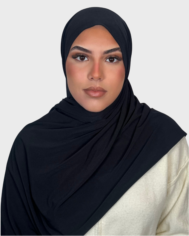 Hijab jersey premium Luxe SEDEF - Noir