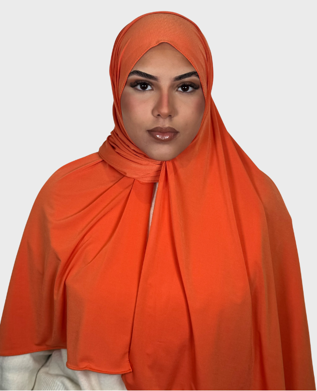Hijab jersey premium luxe SEDEF - Orange