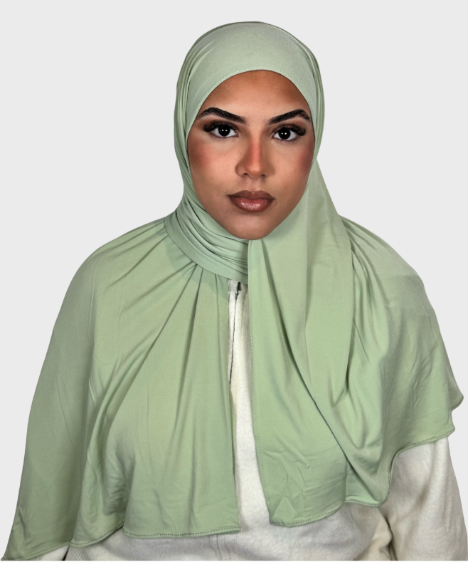 Hijab jersey premium luxe SEDEF - Menthe