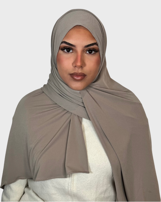 Hijab jersey premium luxe SEDEF - Mocha